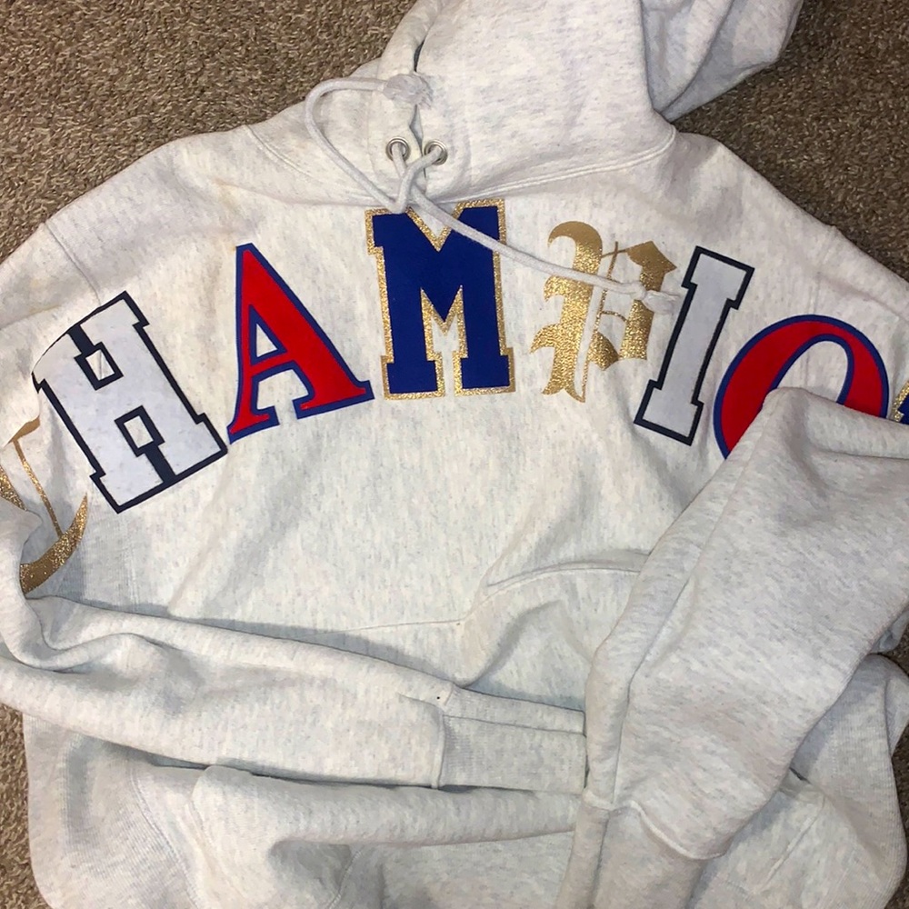 champion hoodie :)